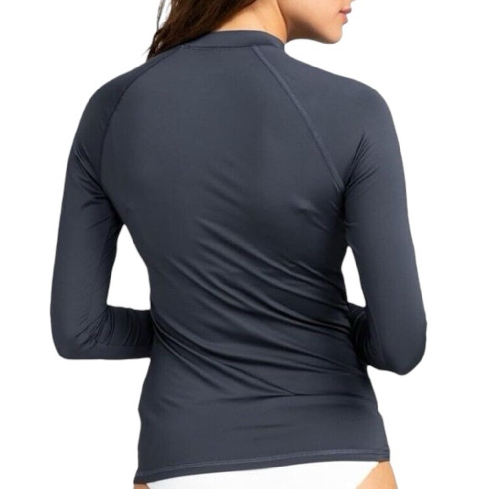 ROXY womens whole hearted long sleeve sun protection swim shirt XS beachwear NWT - Picture 6 of 8